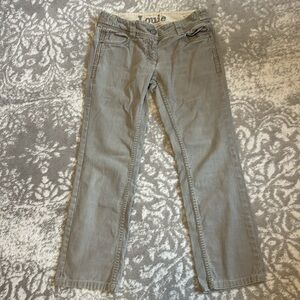 Anthropologie Louie Taupe Jeans, Size 6 straight Leg